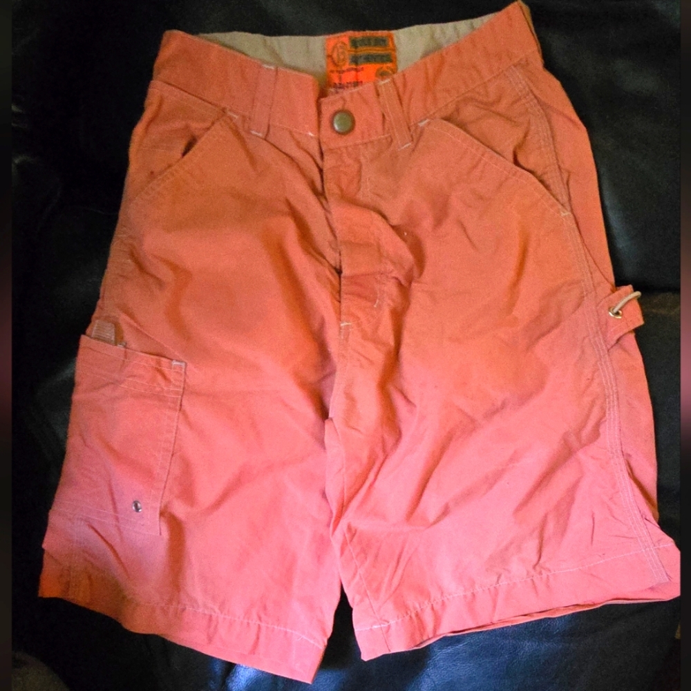 Bugle Boy Kids Orange Walking/board Shorts Sz12